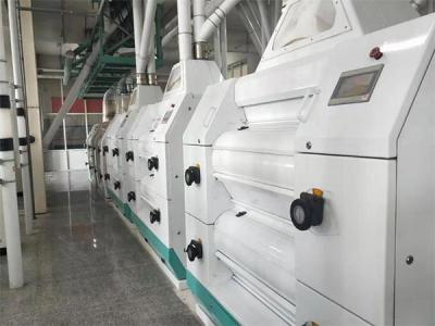 100噸級面粉加工設備安徽合肥客戶加工現場
